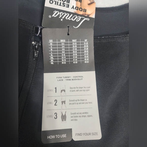 Leonisa's Black Boyshort Contour Shaper - Picture 3 of 7